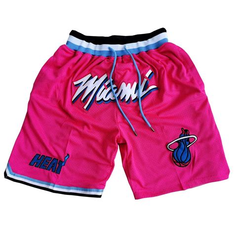 miami heat shorts pink